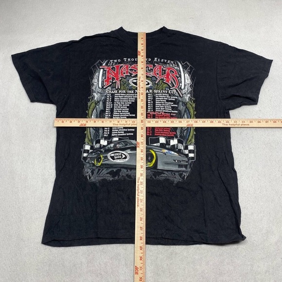 NASCAR Sprint Cup Graphic Tee Thrifted Vintage Style Size XL - Picture 3 of 10